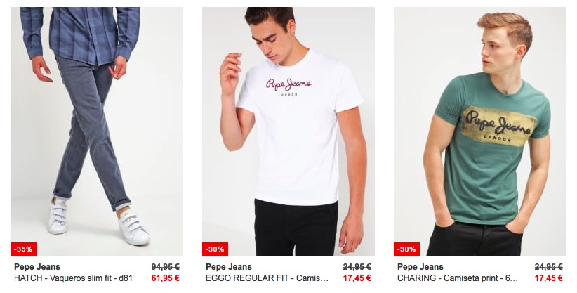 Comprar en el outlet online de Pepe Jeans
