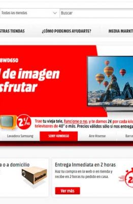 Cómo hacer pedidos online en Media Markt